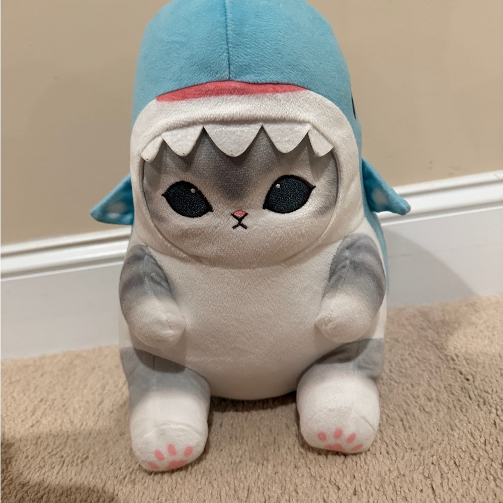 Mofusand Sea Creatures (Shark) Nyan Plush 11”